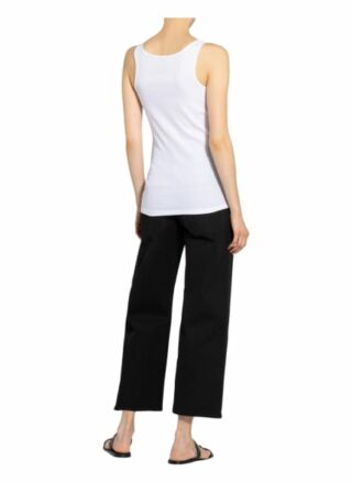 Guess Top Arlene Mit Schmucksteinbesatz weiss