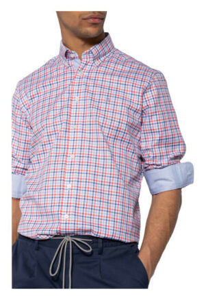 Hackett London Hemd Classic Fit blau