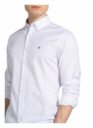 Hackett London Hemd Slim Fit weiss