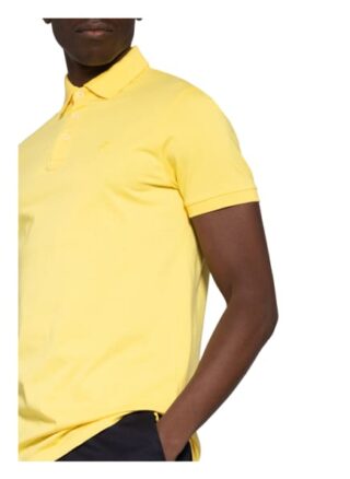 Hackett London Jersey-Poloshirt gelb