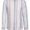 Hackett London Leinenhemd Slim Fit gruen