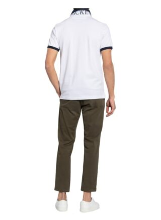 Hackett London Pique-Poloshirt Herren, Weiß
