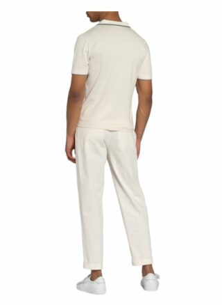 Hackett London Piqué-Poloshirt Mit Seide weiss