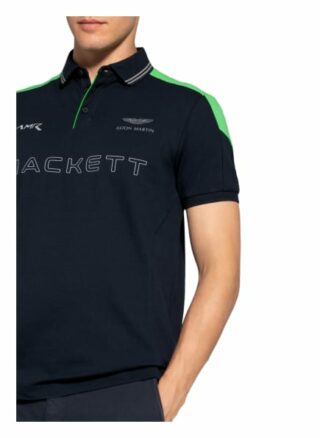 Hackett London Pique-Poloshirt Herren, Blau
