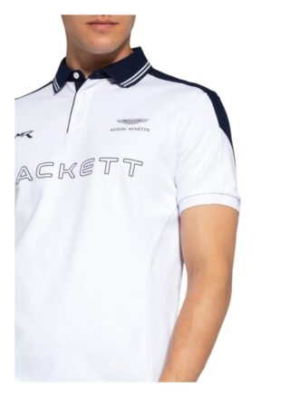 Hackett London Pique-Poloshirt Herren, Weiß