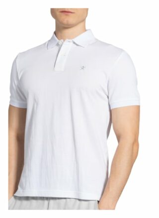 Hackett London Pique-Poloshirt Herren, Weiß