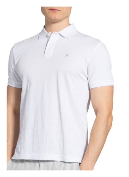 Hackett London Pique-Poloshirt Herren, Weiß Hackett London Pique-Poloshirt Herren, Weiß