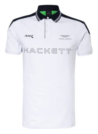 Hackett London Pique-Poloshirt Herren, Weiß