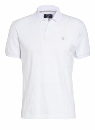 Hackett London Pique-Poloshirt Herren, Weiß