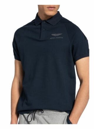 Hackett London Pique-Poloshirt Herren, Blau