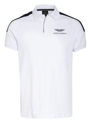 Hackett London Piqué-Poloshirt weiss