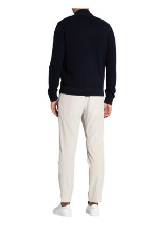 Hackett London Strickjacke Im Materialmix blau