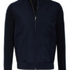 Hackett London Strickjacke Im Materialmix blau