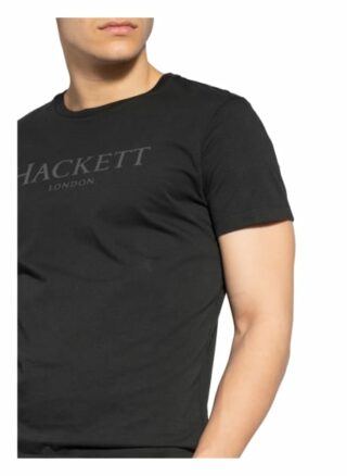 Hackett London T-Shirt Herren, Schwarz
