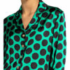 Halpern Satinbluse gruen