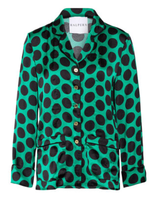 Halpern Satinbluse gruen