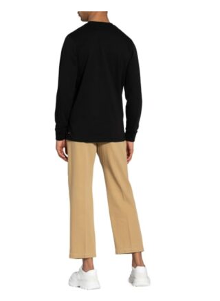 HAN KJØBENHAVN Longsleeve Herren, Schwarz