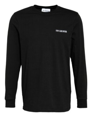 HAN KJØBENHAVN Longsleeve Herren, Schwarz