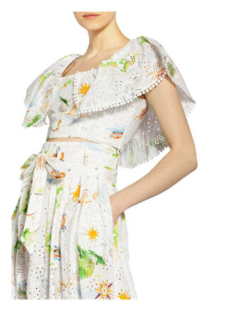 Hayley Menzies Cropped-Top weiss