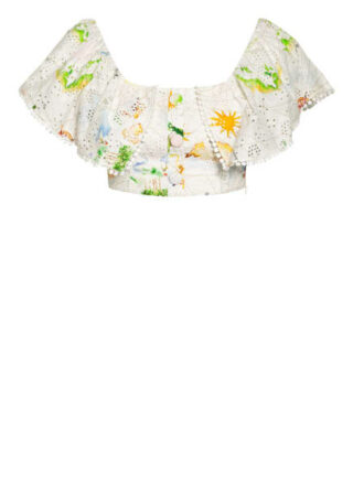 Hayley Menzies Cropped-Top weiss