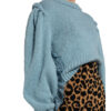 Hayley Menzies Pullover Mit Spitzenbesatz blau