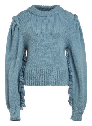 Hayley Menzies Pullover Mit Spitzenbesatz blau