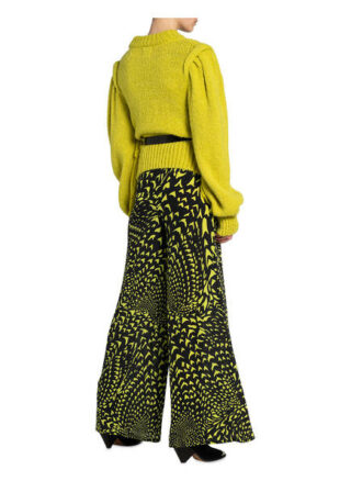 Hayley Menzies Pullover Mit Spitzenbesatz gelb
