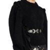 Hayley Menzies Pullover Mit Spitzenbesatz schwarz