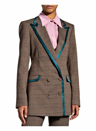 Hebe Studio Longblazer Bianca braun