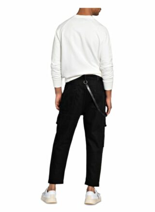 Helmut Lang Cargohose Herren, Schwarz