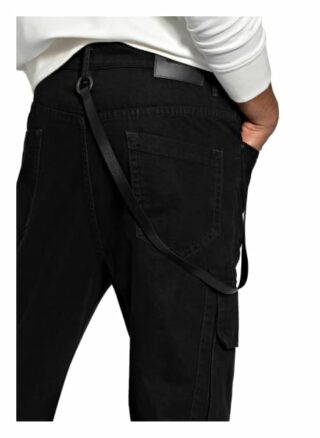 Helmut Lang 7/8-Cargohose Mit Verkürzter Beinlänge schwarz