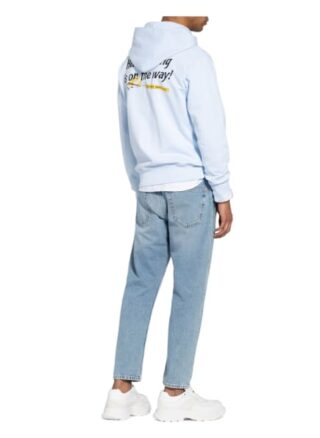 Helmut Lang Hoodie Heads Up blau