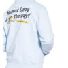 Helmut Lang Hoodie Heads Up blau