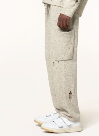 Helmut Lang Strickhose beige
