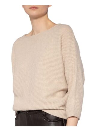 Hemisphere Cashmere-Pullover Mit 3/4-Arm beige