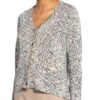 Hemisphere Strickjacke Aus Leinen blau