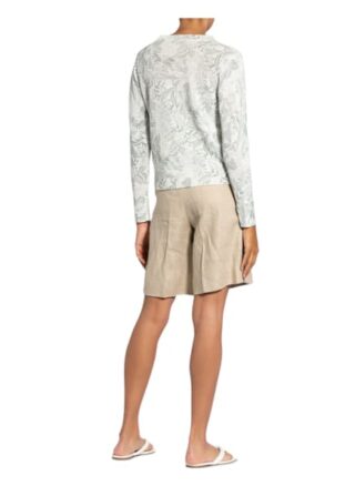 Hemisphere Strickjacke Aus Leinen gruen