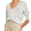 Hemisphere Strickjacke Aus Leinen gruen