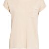 Hemisphere T-Shirt Aus Leinen beige