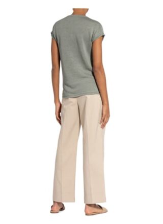 Hemisphere T-Shirt Aus Leinen gruen