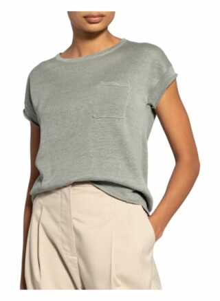 Hemisphere T-Shirt Aus Leinen gruen