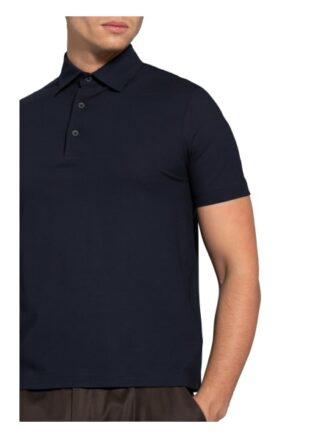 Herno Jersey-Poloshirt blau