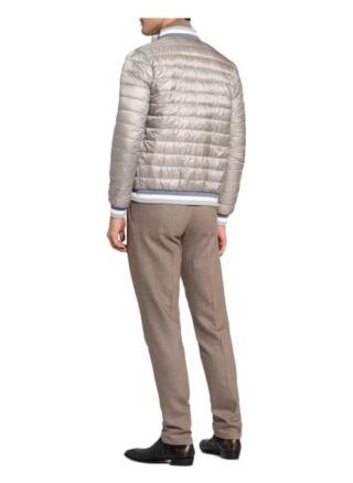 Herno Steppjacke Im Materialmix grau