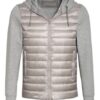 Herno Steppjacke Im Materialmix grau
