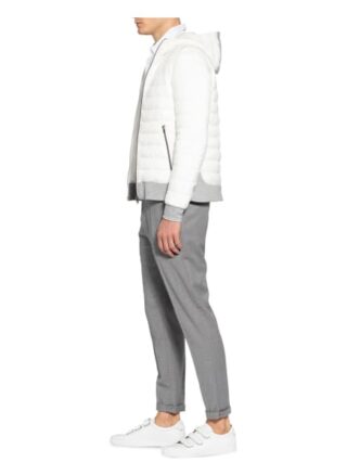 Herno Steppjacke Mit Jerseyeinsätzen weiss