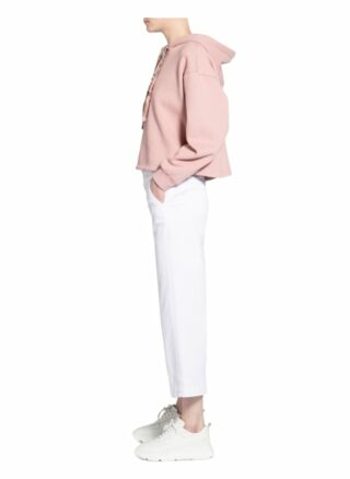 Herrlicher Cropped-Hoodie Haven rosa