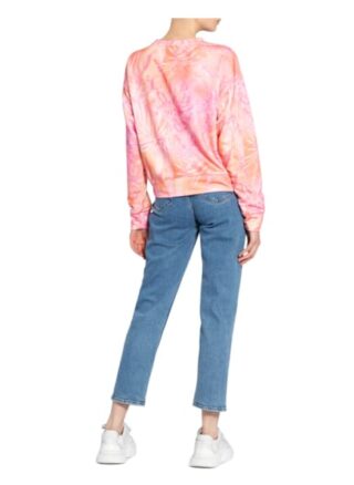 Herrlicher Cropped-Sweatshirt Carrie pink