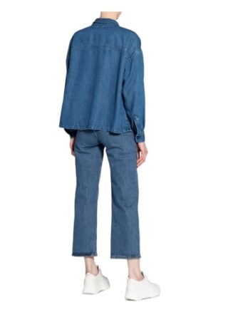 Herrlicher Jeansbluse Lash blau