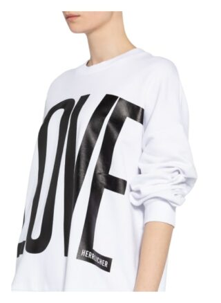 Herrlicher Oversized-Sweatshirt Calixta weiss