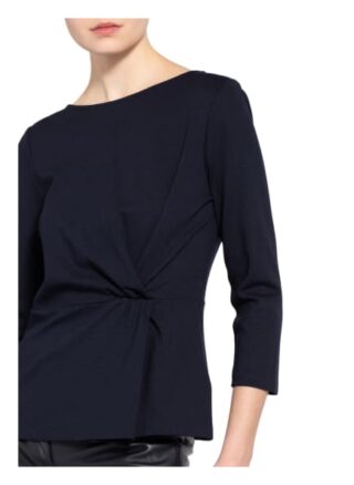 Hobbs Shirt Delilah In Wickeloptik Mit 3/4-Arm blau